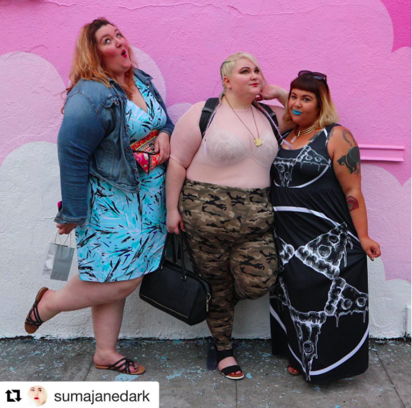 No one can make you laugh like a fellow fat woman. (Image: Instagram/ SumaJaneDark via MamaFierceBlog)