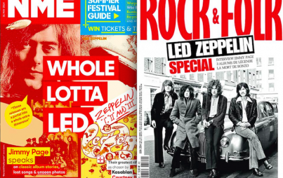 Led Zeppelin, rocking the front covers. Credit: Facebook