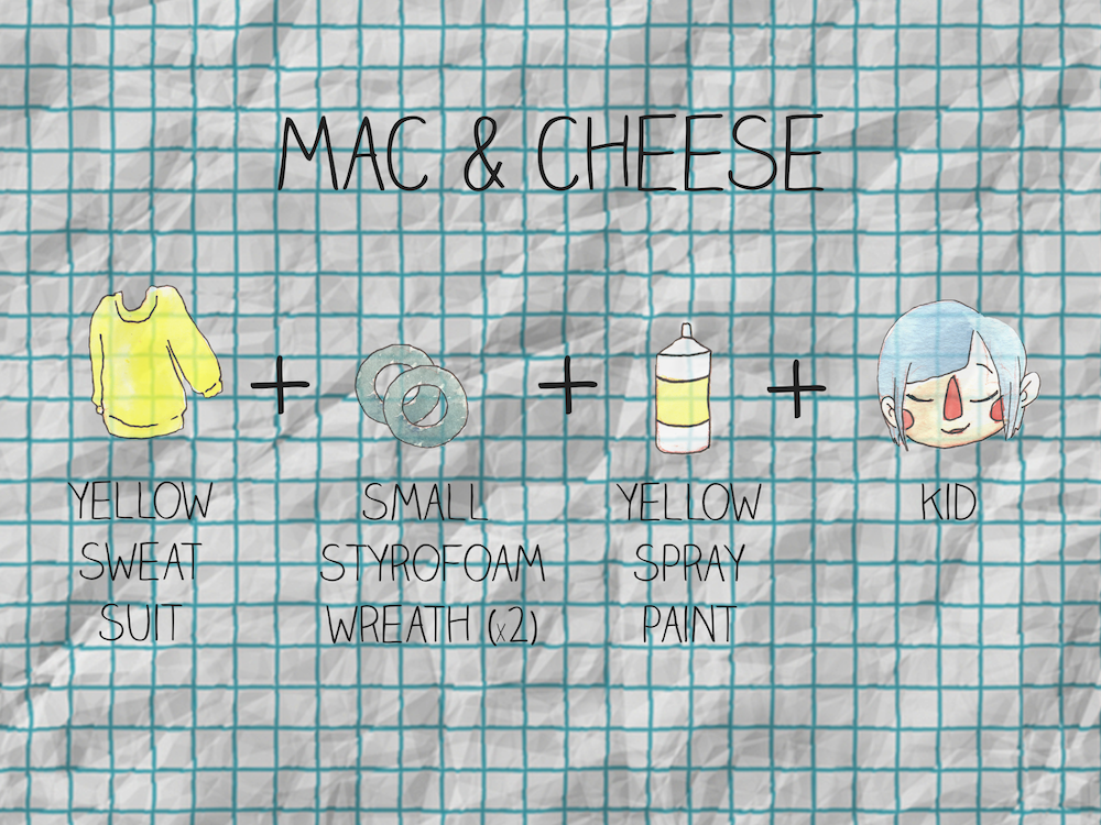 easy Mac and Cheese costume