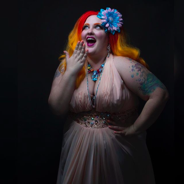 15+ Plus Size Burlesque Dress