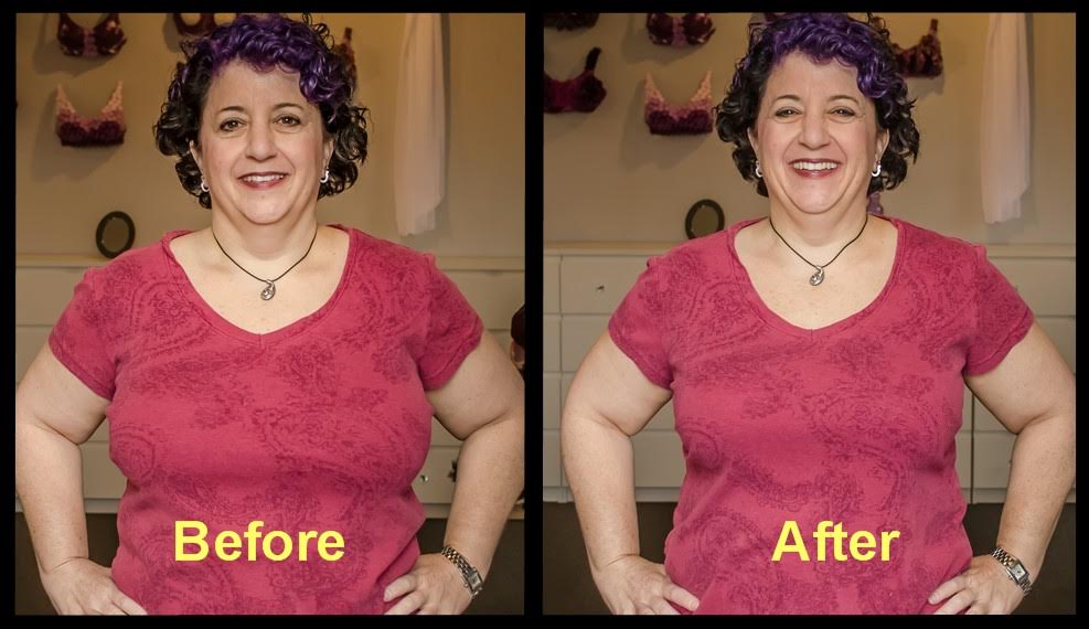 The difference A Bra That Fits makes - the before/after that made