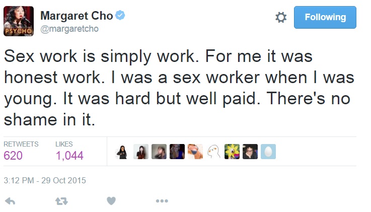 Margaret Cho twitter screenshot
