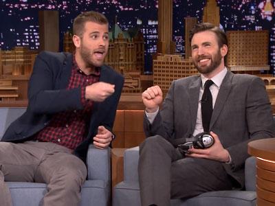 Scott and Chris Evans on The Tonight Show