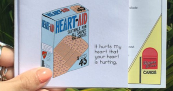 “It hurts my heart that your heart is hurting.” Image via hopestreetcards.com.au.