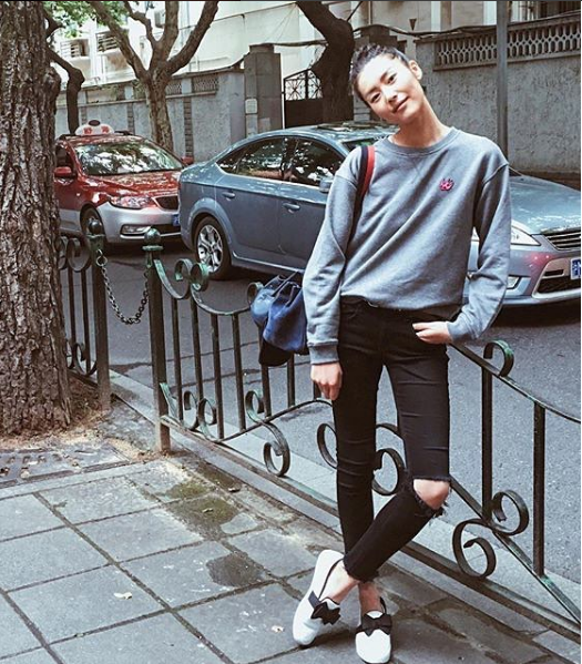 Wear a sweatshirt that says "I meant to put this on" (Image Credit: Instagram, McQ)