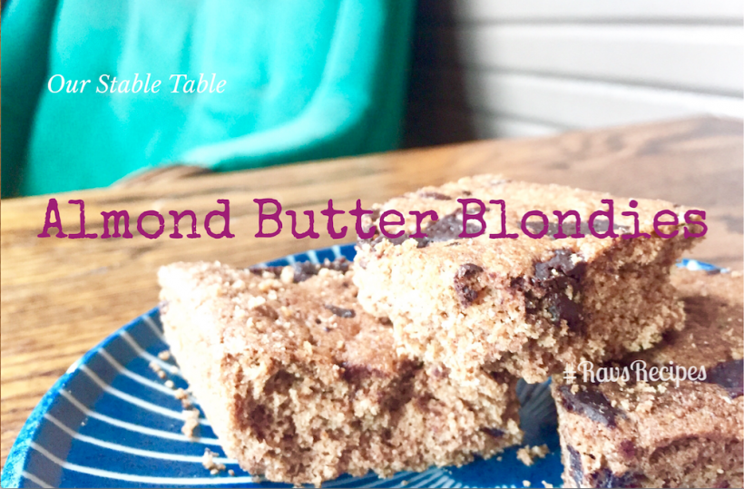 Blondies for breakfast - deliciousness delivered. 