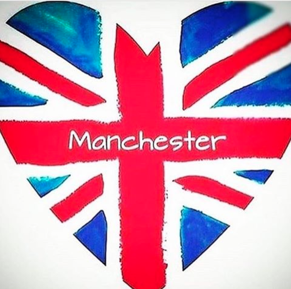 "Right now, I’m simply heartbroken for the the dead and injured, for their families, for the people of Manchester, and for the performers and technicians creating the music last night." (Image Credit: Instagram/manchestertribute)