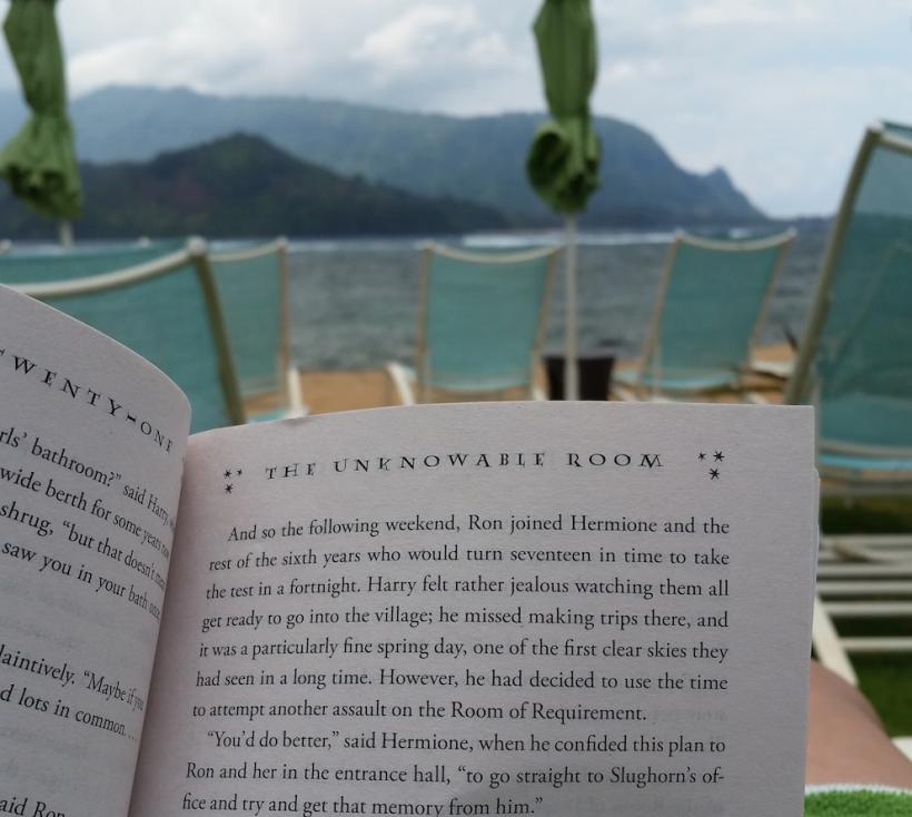 Reading in paradise. Image: Jody Amable.