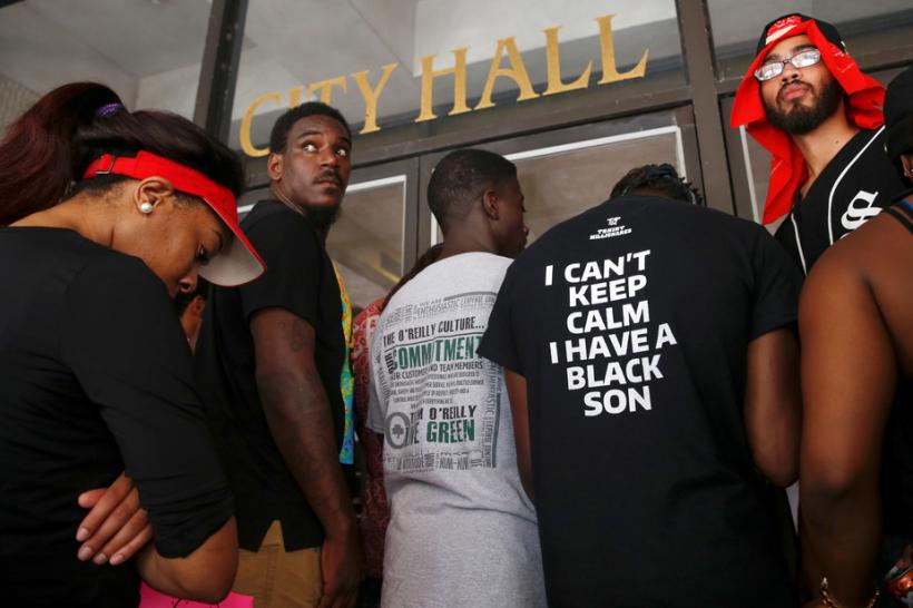 Protesters last week in Baton Rouge. Image: Shannon Stapleton/REUTERS.
