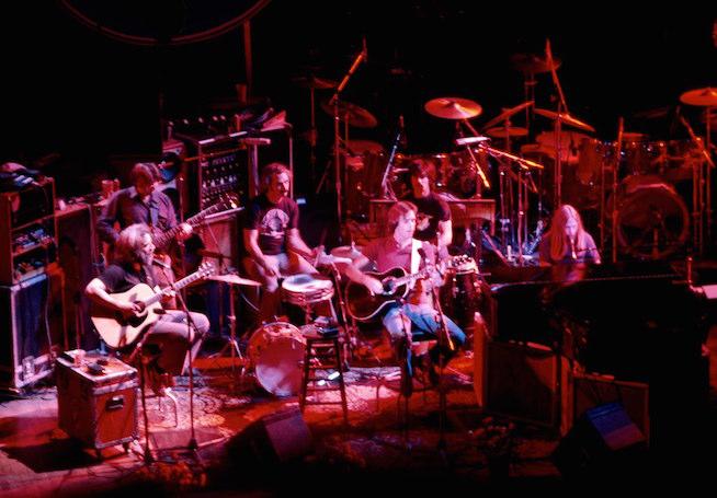 An acoustic performance at the Warfield Theatre in San Francisco in 1980. Image: Wikipedia
