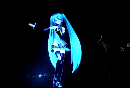 Hologram Hatsune Miku Concert