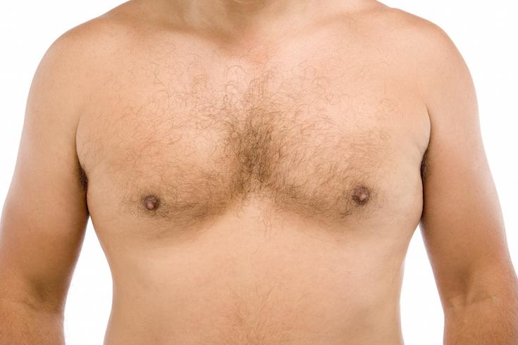 Bare chest, not a penis
