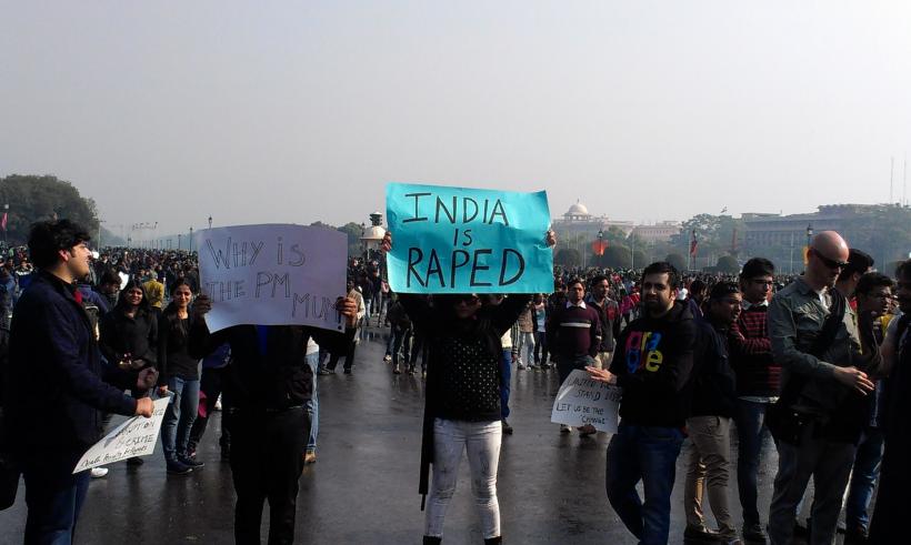Rape protest in Delhi, India (Credit: Wikimedia Commons)