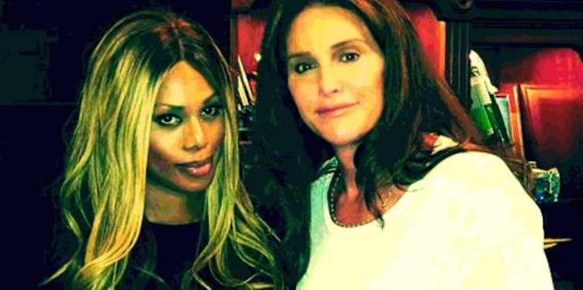 Laverne Cox and Caitlyn Jenner
