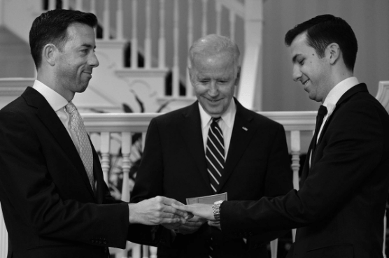 "I think we can all join him in wishing the couple many happy years together!" Image: Twitter, Vice President Biden