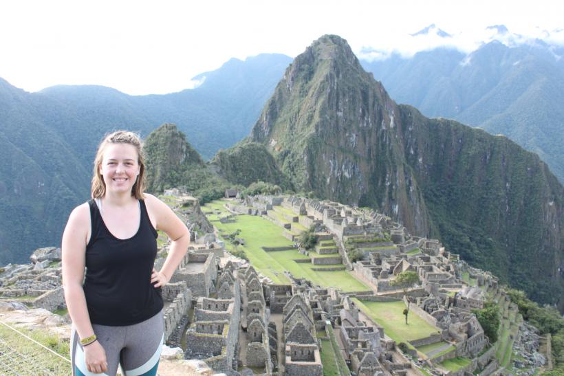 Caroline Eubanks Hiking Machu Pichu