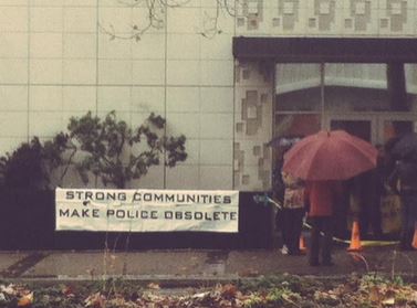 Taken at the shutdown of the OPD Building, Dec. 15