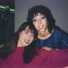 The writer with Christy Canyon