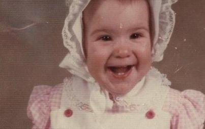 Here's a baby pic of only-child-me!