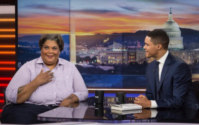 Roxane Gay at a significantly less dreadful interview with Trevor Noah