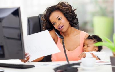 Work can feel like a break from parenting, and that can actually help make me a better parent. 