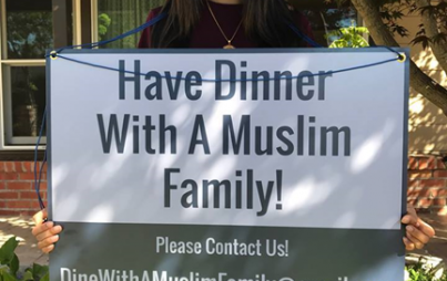Yusra Rafeeqi wants to invite you for dinner through "Dine With A Muslim Family."
