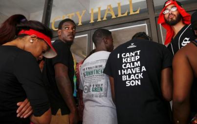 Protesters last week in Baton Rouge. Image: Shannon Stapleton/REUTERS.