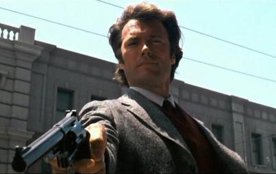 Dirty Harry may be a highly entertaining character, but he is not a role model I would want my son to emulate. Image: Warner Brothers.