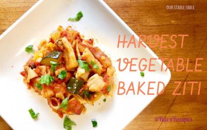 Harvest Vegetable Baked Ziti Recipe