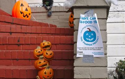 We are joining the Teal Pumpkin Project again this Halloween. Photo by: Alexander Klink