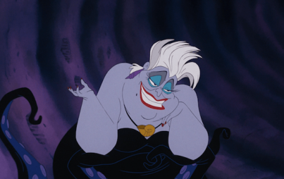 Ursula doesn't give a single fuck. Not one. (Also we don't own Ursula. Disney does. Image credit: Walt and his many lawyers.)