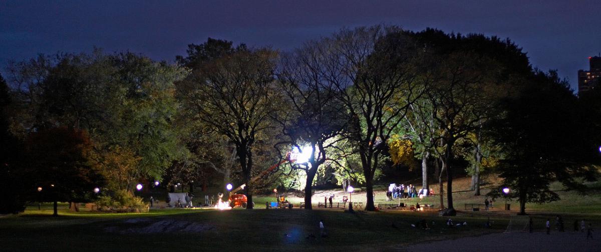 SVU shooting on location in Central Park